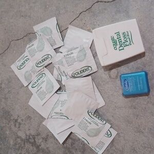 Polident and dental floss bundle